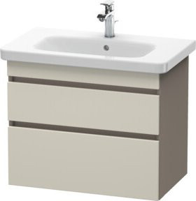 Duravit Waschtischunterschrank DuraStyle in Taupe/Beige, wandhängend, B/T: 73 x 44,8 cm - Bild 1