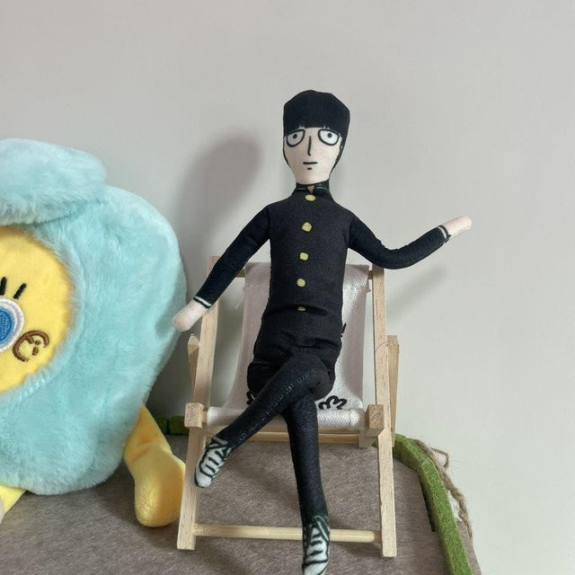 Yiran toy Mob 100 Reigen Arataka Dimple Kageyama Shigeo Plüschpuppe, Schwarz, ab 18 Jahre - Bild 1