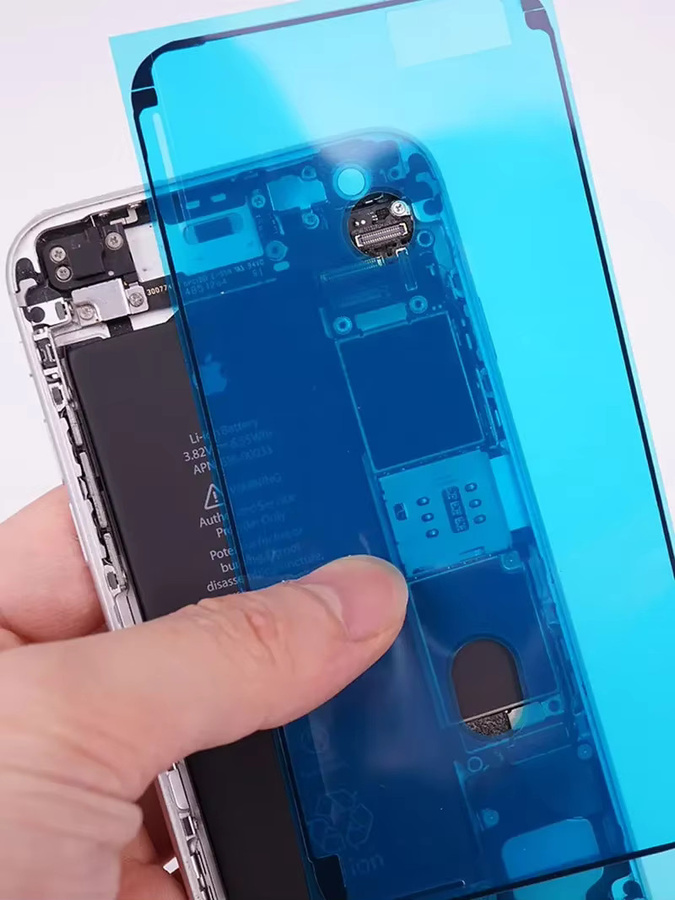5 Stück wasserdichte LCD-Frontrahmen-Display-Dichtungsbänder für Apple iPhone 15 13 12 11 XS Pro Max X XR in Blau - Bild 2