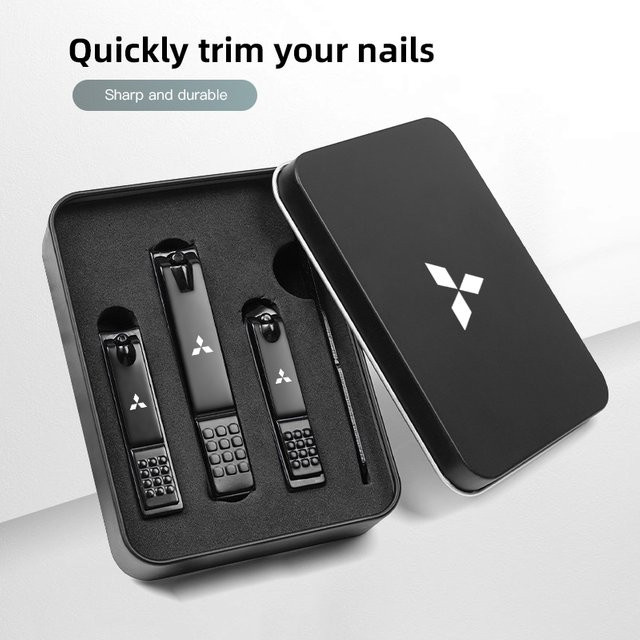 Mitsubishi Nagelknipser-Set, 4-teilig, Metall, Glänzend - Bild 1