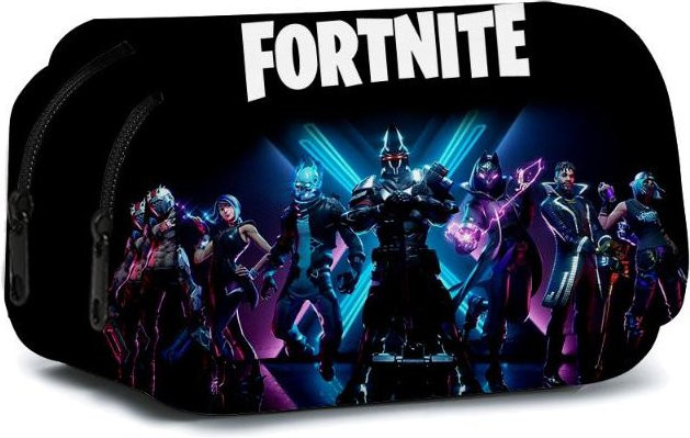 Fortnite Anime Federmäppchen Discover Intime Doppellagige Federtasche für Schüler, Mehrfarbig, B: 21 cm, T: 10 cm, H: 7,5 cm - Bild 1