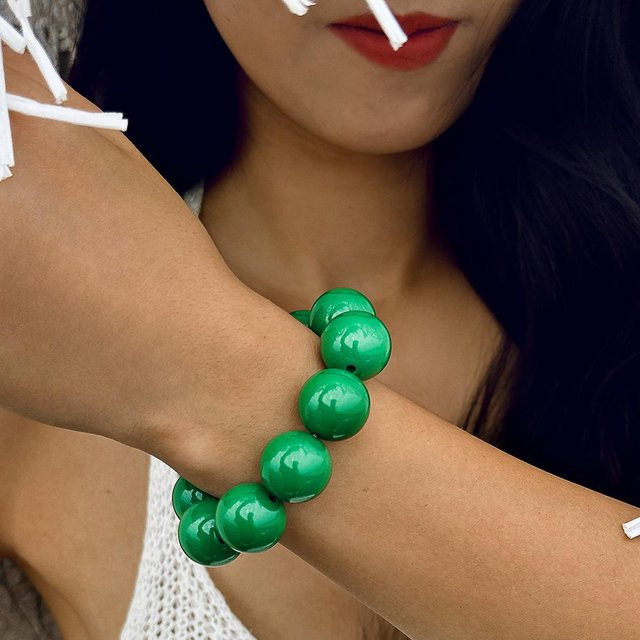 forbest Perlenarmband-Set, grün, Damen - Bild 1