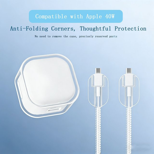 Transparente Schutzhülle für das Apple 40 W Ladegerät passend für das iPhone 17 Pro Max - Bild 1