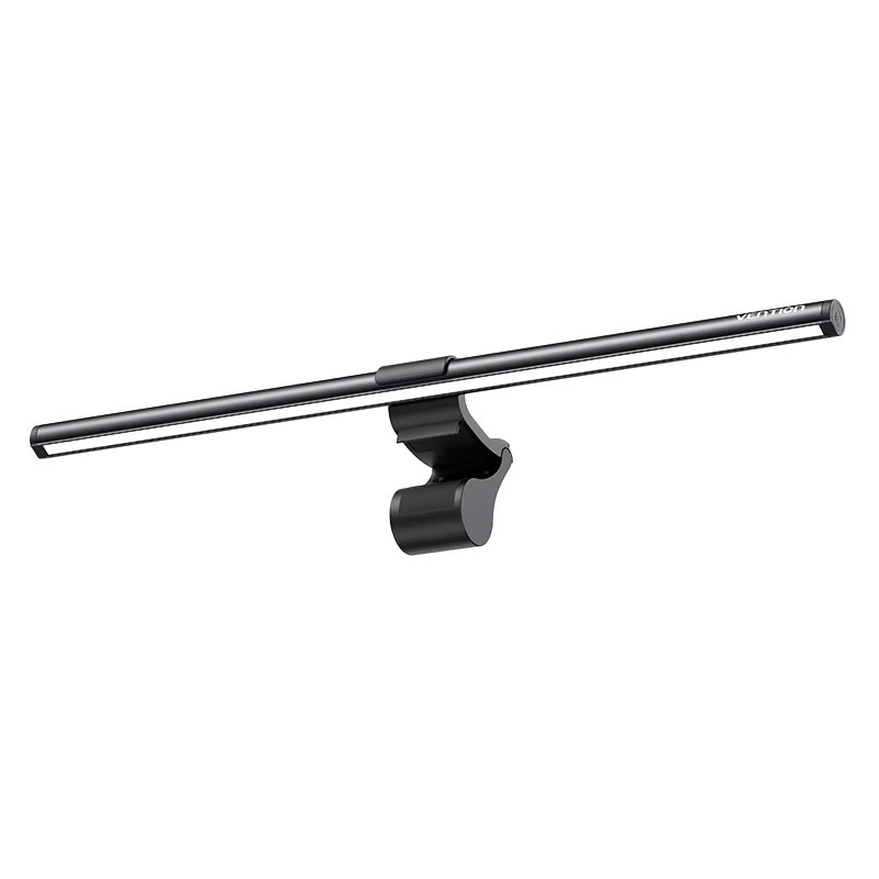 Vention LED-Monitor-Lichtleiste in Schwarz mit asymmetrischer Lichtquelle, USB-Anschluss und Touch-Bedienung zur Augenschonung für PC und Laptop - Bild 7