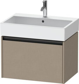 Duravit Waschtischunterschrank Ketho.2 in Leinen/Beige, wandhängend, B: 68,4 cm, T: 46 cm, H: 44 cm - Bild 1