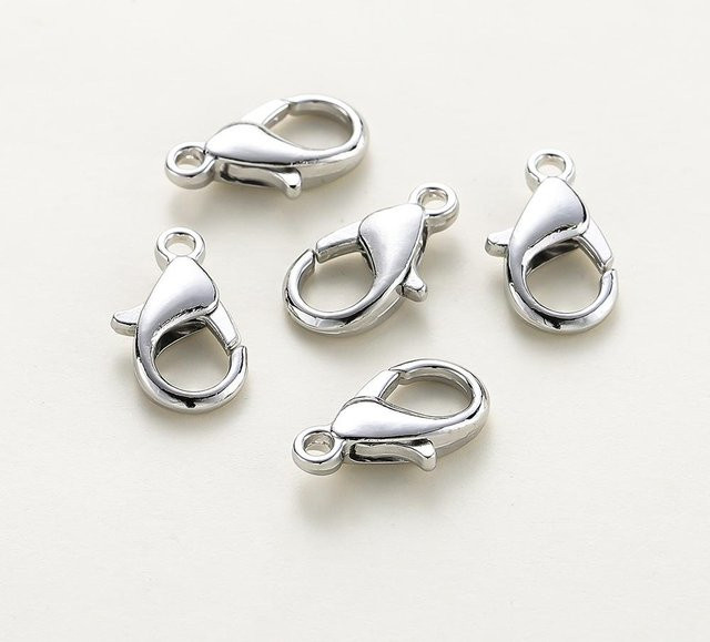 Halskettenverlängerungskette, Hummerverschlüsse, 5x10mm, platin, Unisex - Bild 1