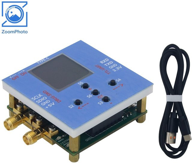 TZT LMX2595 V3 PLL-Kernplatine mit STM32-Steuerplatine und SMA-Buchsen für Hochfrequenz-Phase-Sperrschleifen (10 MHz-19 GHz) - Bild 1