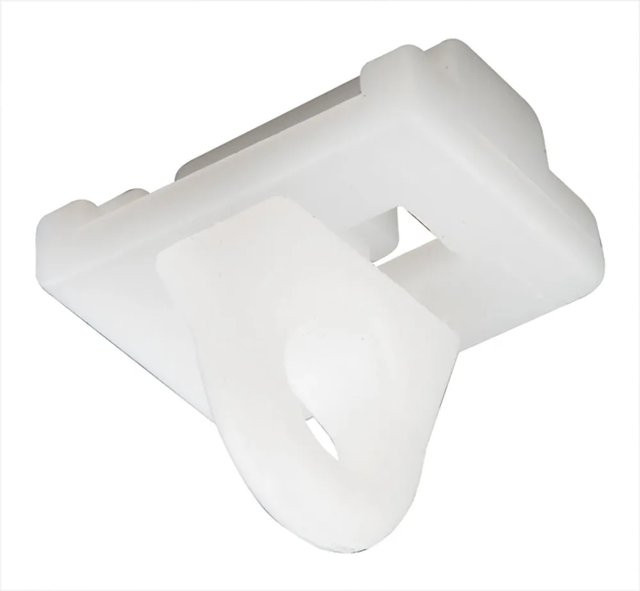Mydeco Gardinenstopper Endcap für Vorhangschienen aus Kunststoff in Weiß - Bild 1