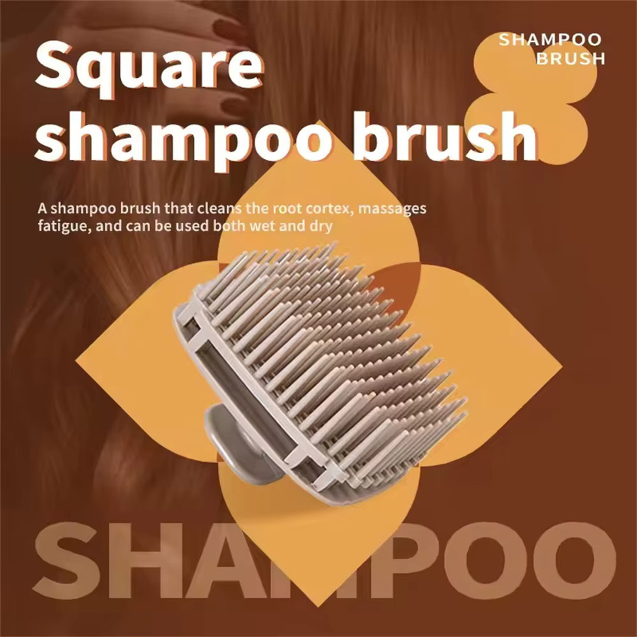 Marseilis Silikon Shampoo Pinsel, Kopfhaut- und Körpermassage-Kamm, Unisex - Bild 3