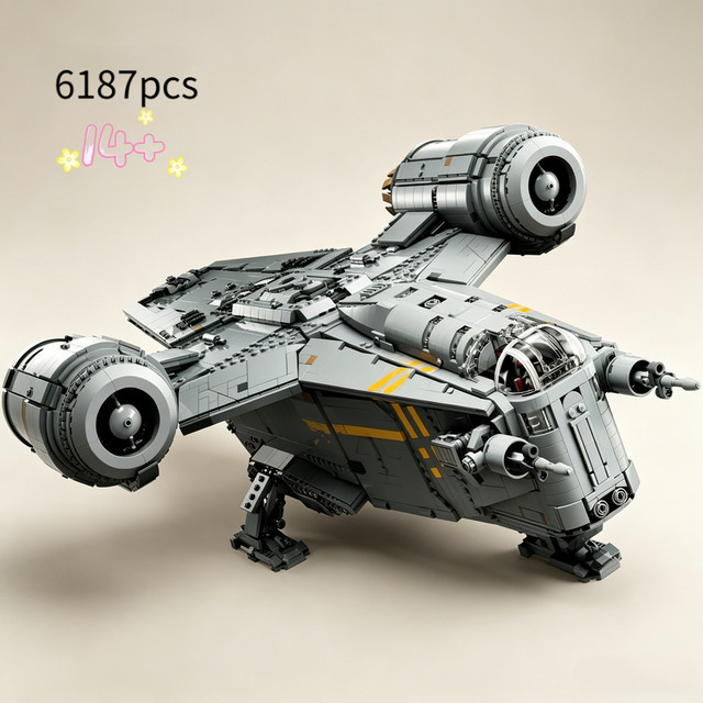 Potdemiel Star Wars Interstellar Conflict Razor Crest, Baustein-Set, 6187 Teile, ab 14 Jahren - Bild 1