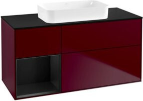 V&B Waschtischunterschrank Finion in Blau Matt, B/T: 120 x 60 cm - Bild 1