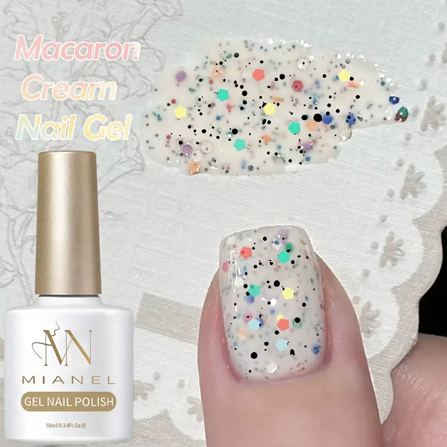 MISS MIANEL Nagellack, Milchweiß, Glänzend, 10 ml - Bild 3