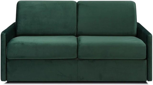 Vente-unique Schlafsofa Calife in Tannengrün mit Samtbezug, Breite: 170 cm - Bild 1