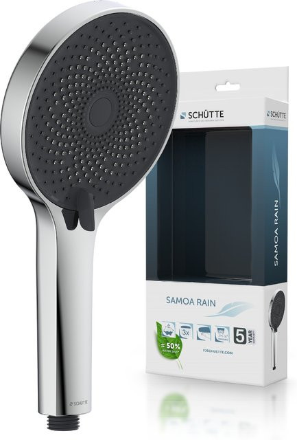 Schütte Handbrause Samoa Rain in Chrom und Anthrazit mit Anti-Limescale-Funktion - Bild 4