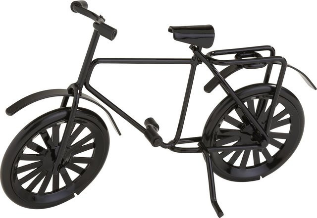 HobbyFun Miniatur-Fahrrad Metall Schwarz - Bild 1