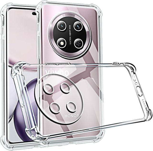 Stoßfeste Handyhülle für Huawei Honor Magic 7 Lite, Magic 7, Magic 6 und Magic 5 Pro Lite, transparent, weiche TPU-Rückseite - Bild 1