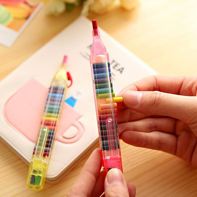 Ungiftiges 20er Set Buntstifte in Mehrfarben für Kinder und Schüler zum Malen und Zeichnen - Bild 1