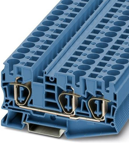 Phoenix Contact 3035292 Durchgangsreihenklemme Zugfeder Blau 25 Stück - Bild 1