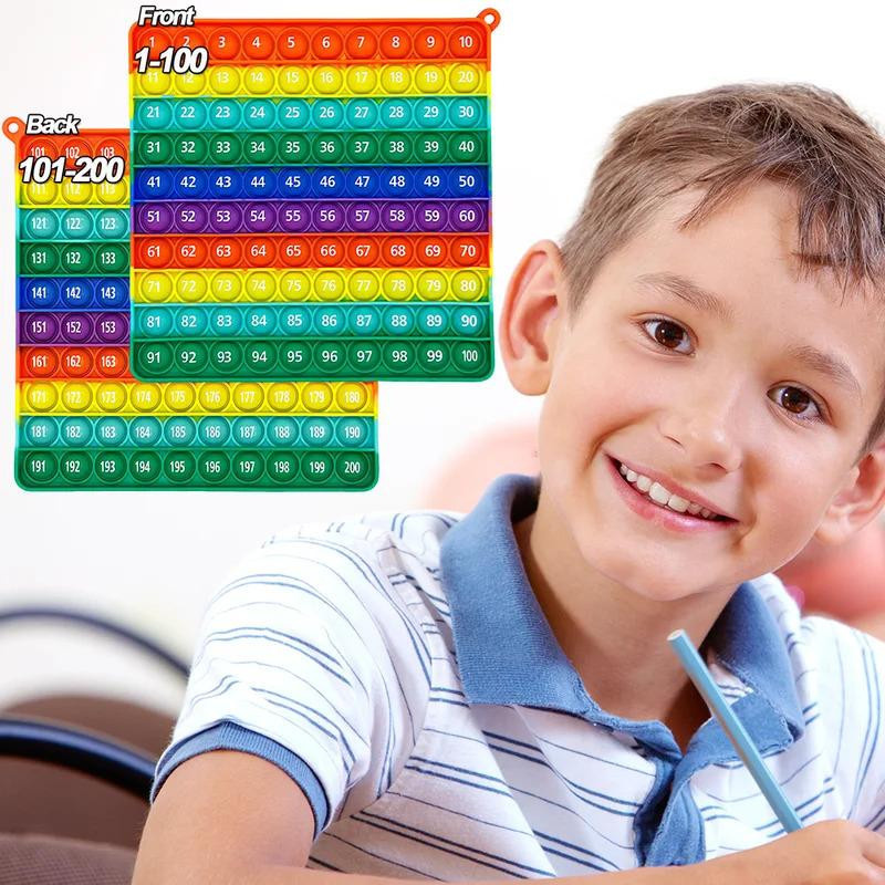 Linyi toy Mathematik Zahlen Fidget Spielzeug Silikon Bunt / Mehrfarbig ab 3-6 Jahre - Bild 5