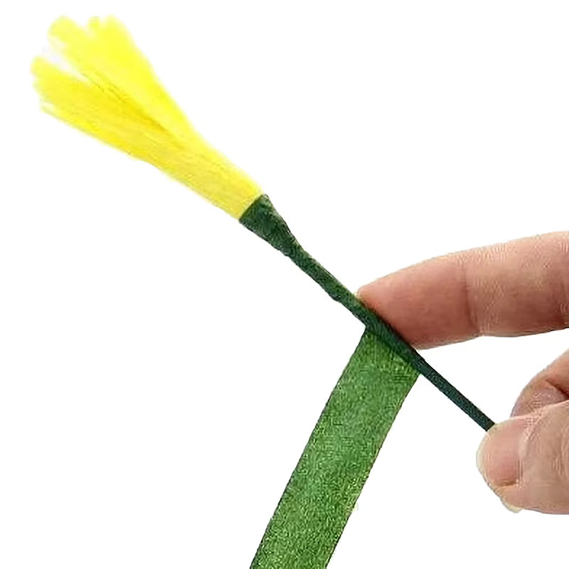 Selbstklebendes Floristentepe aus Papier in Grün für Blumenstrauß und DIY-Dekorationen - Bild 5