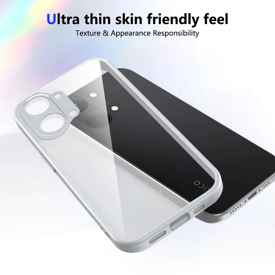 Transparente Silikon TPU Schutzhülle mit Airbag-Schutz für Xiaomi Poco X8 Pro Max und Redmi Turbo 5 Max in Blau - Bild 3