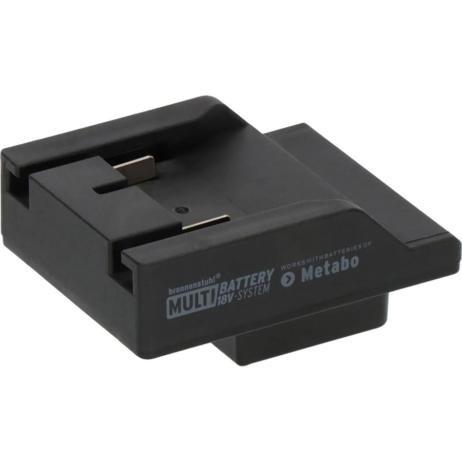 Brennenstuhl Adapter Metabo CAS für Multi Battery LED Baustrahler im 18V System Schwarz - Bild 2