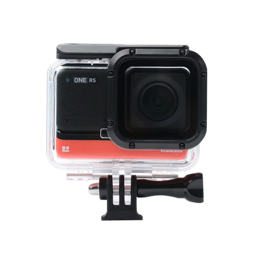 Shunmaii Schutzhülle für Insta360 Shadow Stone Action Camera in Schwarz mit wasserdichter Klarglas-Linsenabdeckung - Bild 2