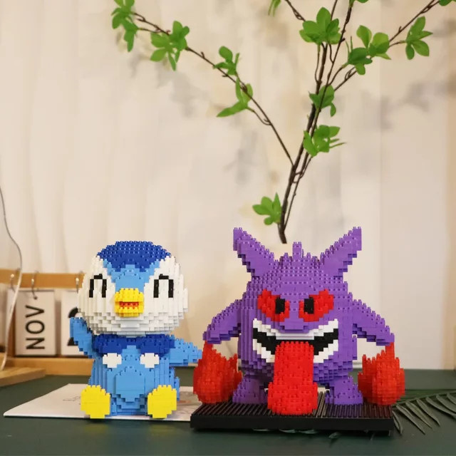 Keeppley Pokémon Gengar Piplup Mega Rayquaza, Micro Bausteine, 3D Puzzle - Bild 1