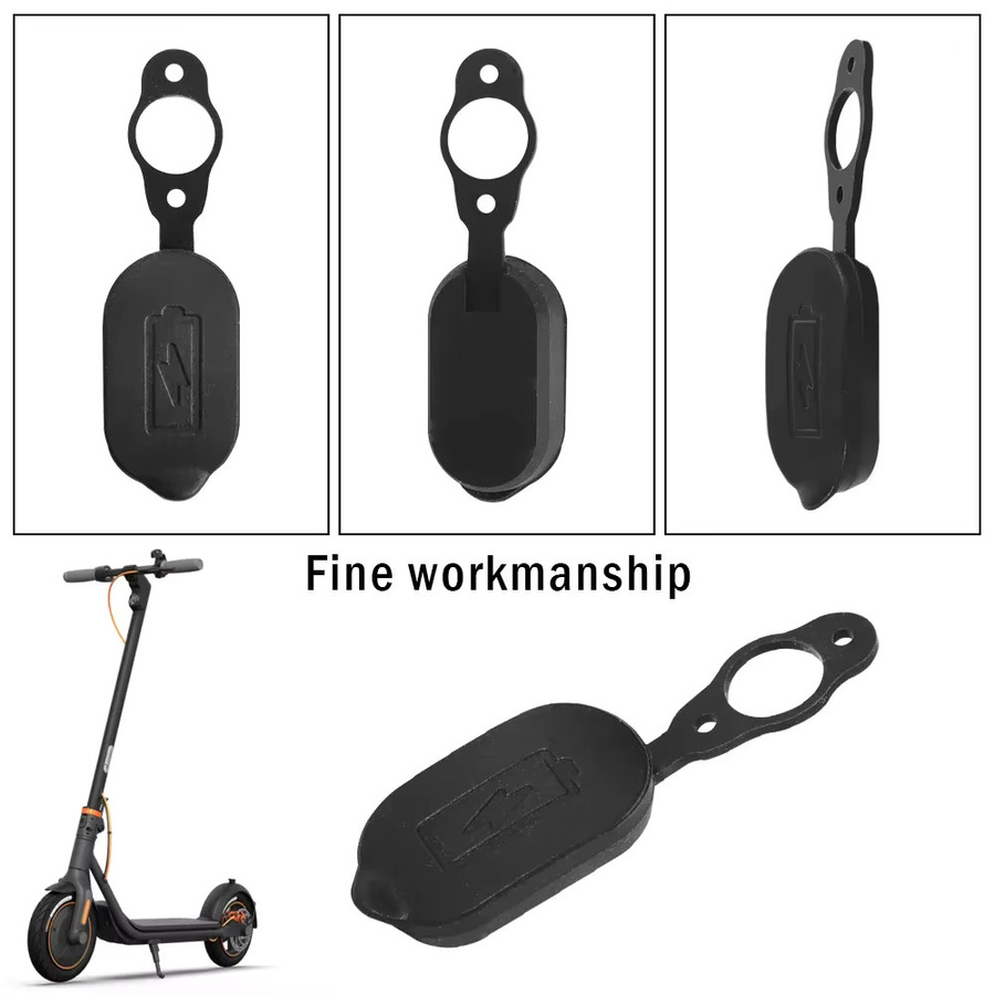 Ninebot Silikon-Ladeanschluss für Elektro-Roller F20 F30 F40, wasserdicht und anti-Reibung, Schwarz - Bild 5