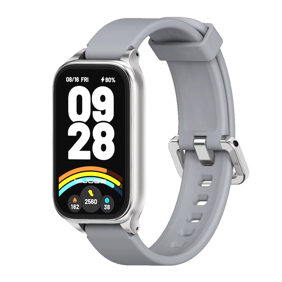 MIJOBS Uhrenarmband Xiaomi Mi Band 9 Active, Mi Band 8 Active, Silikon, Blau - Bild 2