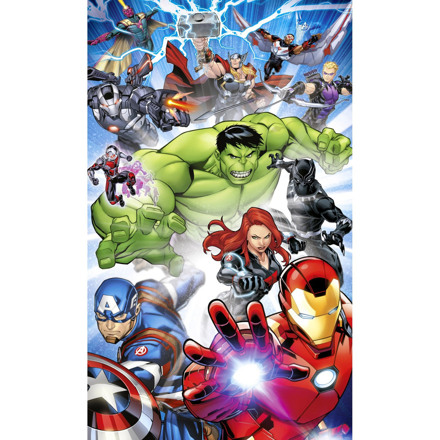 Komar Vlies Fototapete Marvel Avengers Protect Bunt - Bild 2