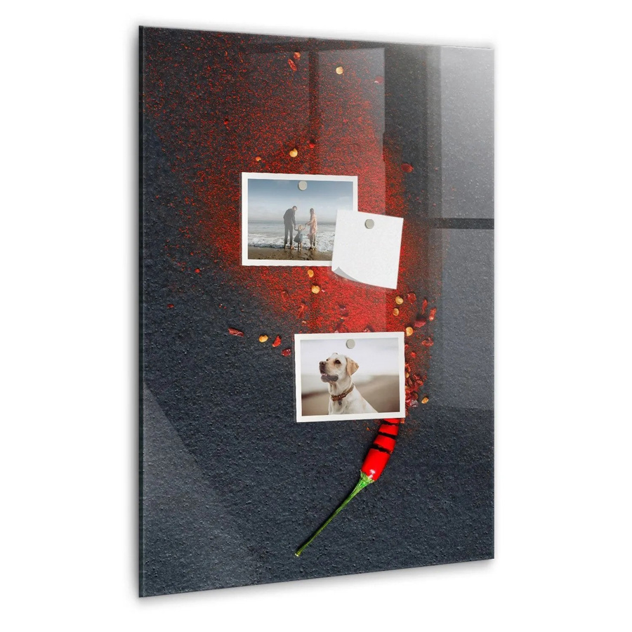 Tulup Magnetisches Glassboard Beschreibbare Magnettafel Weiß B: 60 cm, H: 40 cm - Bild 2