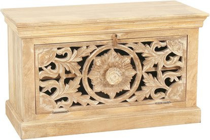 SIT Dielen-Set LAKADEE aus Mangoholz in Braun und Beige - Bild 1