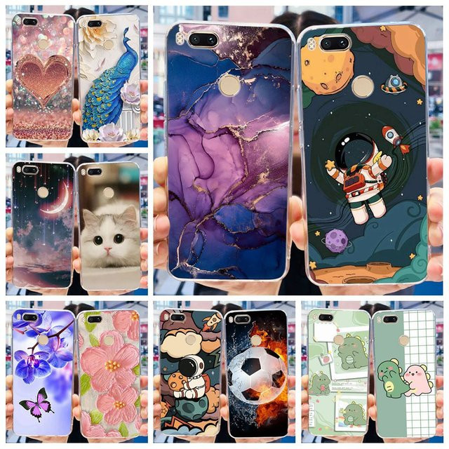 Xiaomi Mi A1 / Mi 5X Schutzhülle aus transparentem Silikon und weichem TPU - Bild 1
