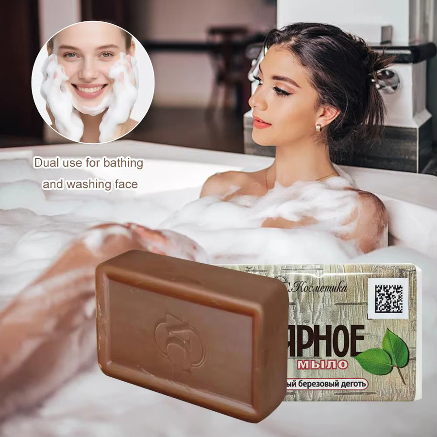 SADOER Birken-Darsharzseife, 140g, für fettige und zu Akne neigende Haut - Bild 4