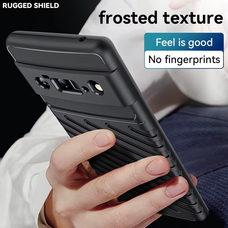 Stoßfeste Silikon-Handyhülle für Google Pixel 6 und Google Pixel 6 Pro in Blau - Bild 4