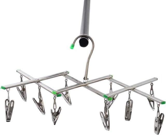 Faltbarer Wäscheständer aus rostbeständigem Edelstahl für Unterwäsche und Socken von Yiran Furniture in Grau - Bild 1