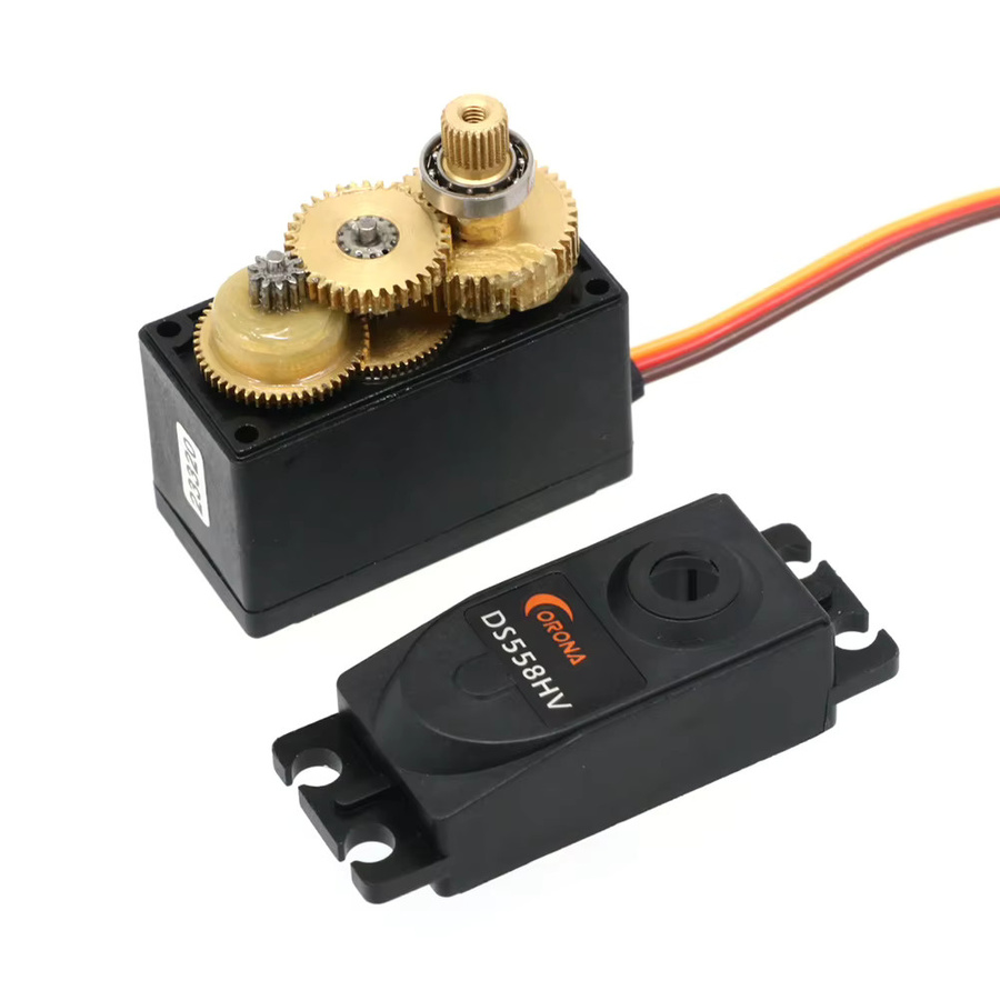 Corona DS558HV Digital Metal Gear Standard Servo, 4-teiliges Set, Metall, Schwarz - Bild 2