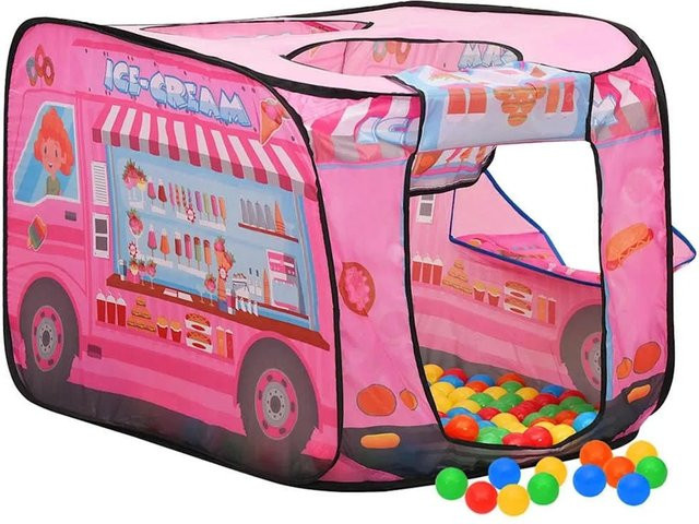 vidaXL Kinder-Spielzelt mit 250 Bällen Rosa ab 36 Monaten - Bild 1