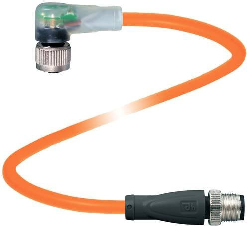 Pepperl+Fuchs Sensor-Aktor-Steckverbinder 70137220-100019, konfektioniert, 5-polig, orange, Länge: 5 m - Bild 1