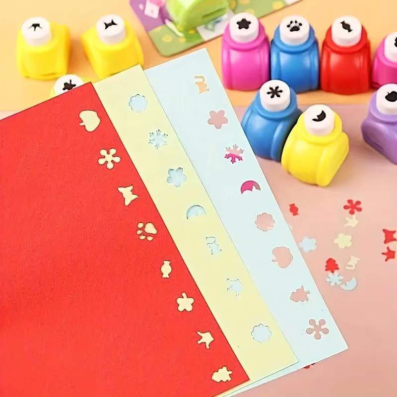 6-teiliges Mini-Lochstanzer-Set in Multicolor für DIY Scrapbooking, Karten und Tagebücher - Bild 5