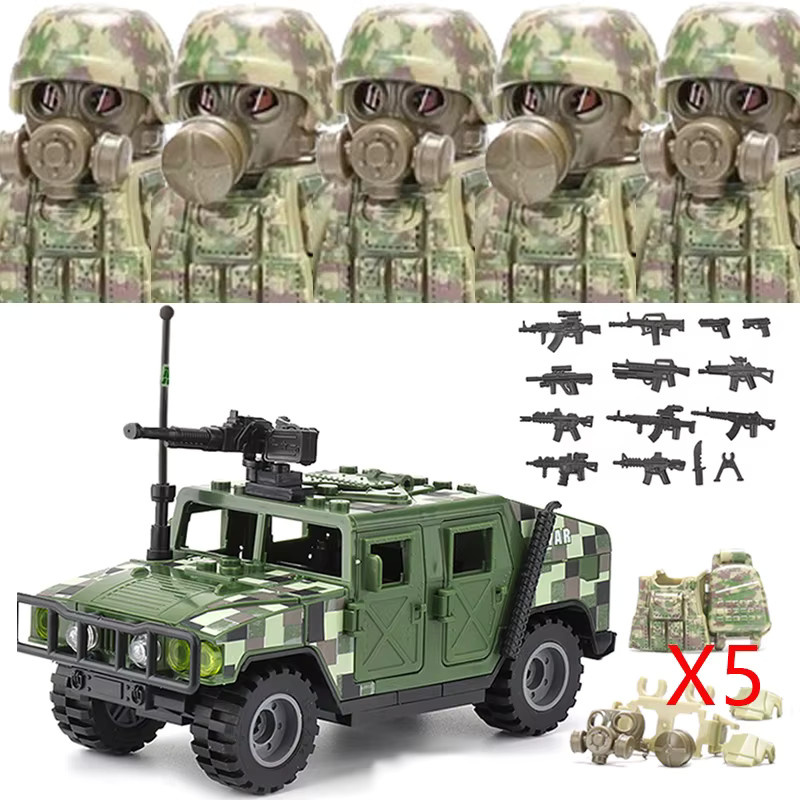 Semalam Militärsoldat Ukrainische Biochemische Spezialeinheiten, Bausteine Armee-Figuren - Bild 4