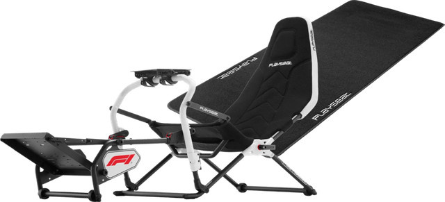 Playseat Challenge DD F1 Edition Racing Simulator in Schwarz inklusive Bodenschutzmatte - Bild 1