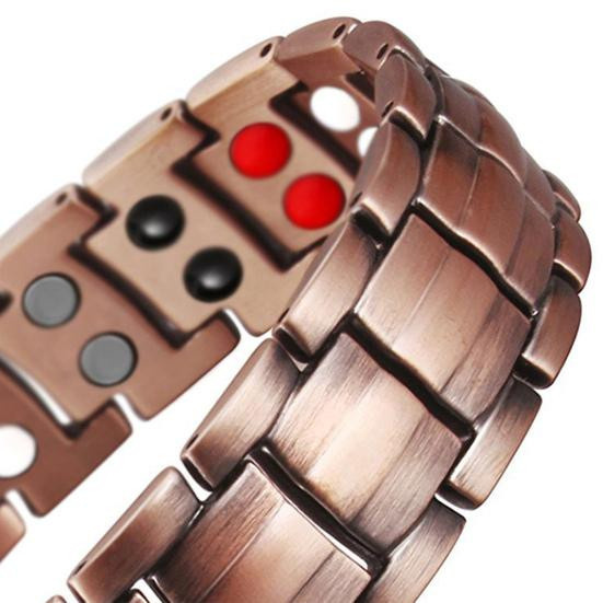 Magnetisches Armband Nail Dance, Kupfer, Herren - Bild 5