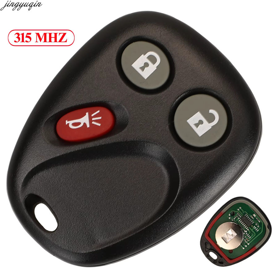 Jingyuqin Fernbedienung Auto Schlüssel 315 MHz in Schwarz für Buick Rainier, GMC Yukon, Hummer H2, Chevrolet und Cadillac Escalade - Bild 2