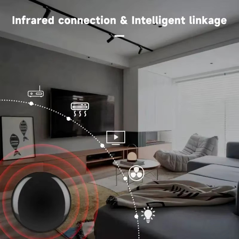 Tuya WiFi IR Universal Fernbedienung Smart Home Infrarot Controller in Schwarz für Alexa und Google Home - Bild 4