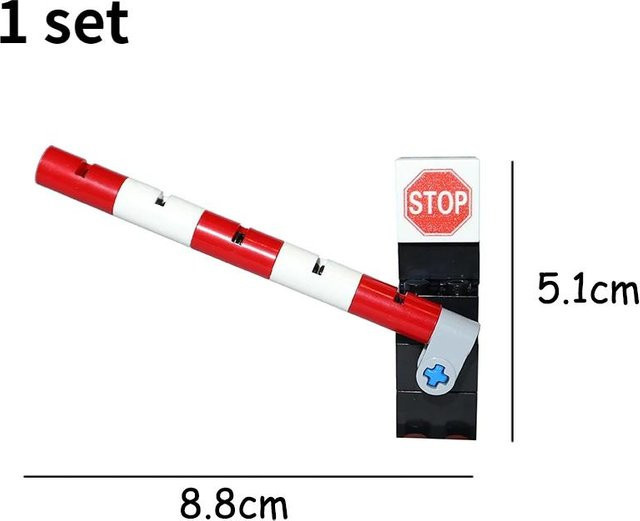 Yiran toy MOC Stadt Ampeln Straßenschilder Straßensperre, Zubehör, ab 14 Jahren - Bild 1