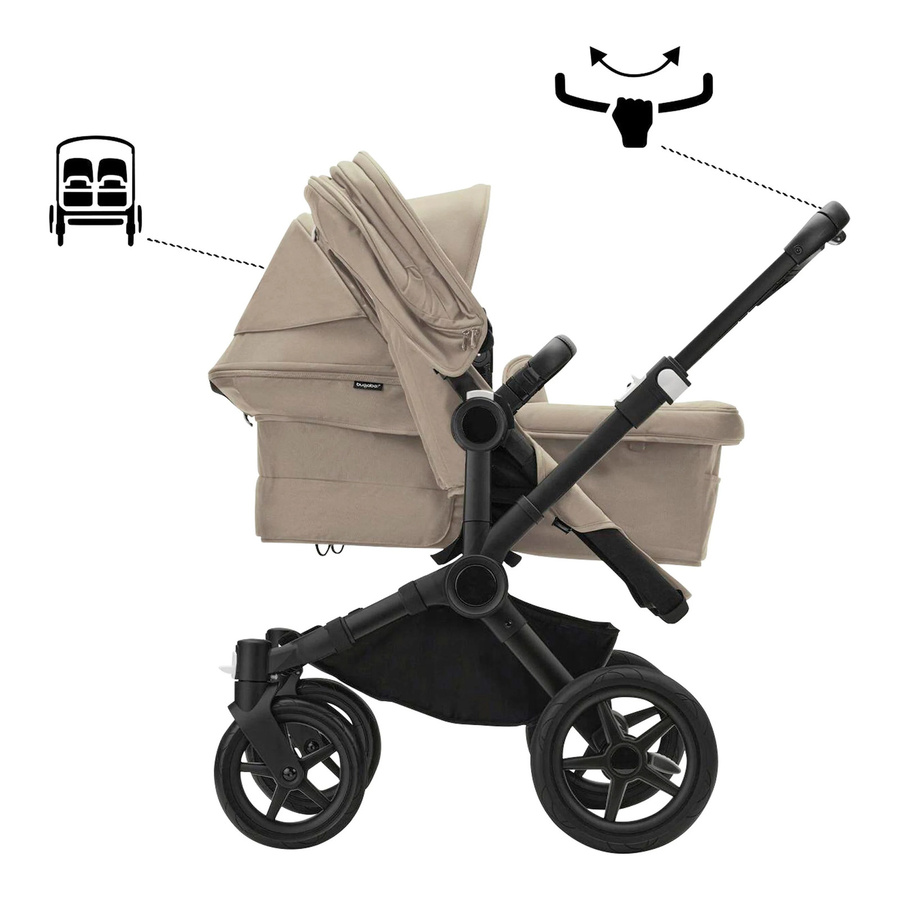 Bugaboo Donkey 5 Duo-Erweiterungsset komplett in Beige - Bild 3