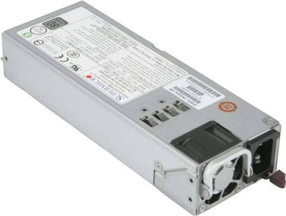 Supermicro PWS-1K02A-1R Server-Netzteil 800 W, 80 Plus Titanium, Farbe: Silber, 1U - Bild 1