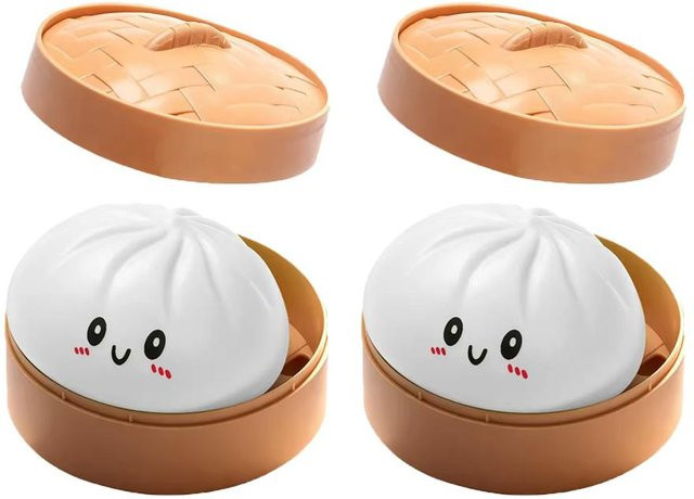 Yiran toy 1 Dumpling Stressbälle, Fidget Sensorisches Spielzeug, mit Dampfgarer Knete - Bild 1
